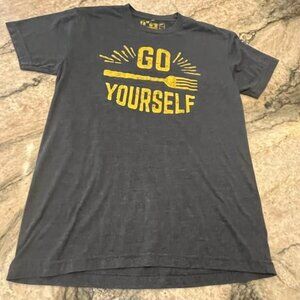 UNISEX  Andrew Zimmern GO FORK YOURSELF TEE SHIRT